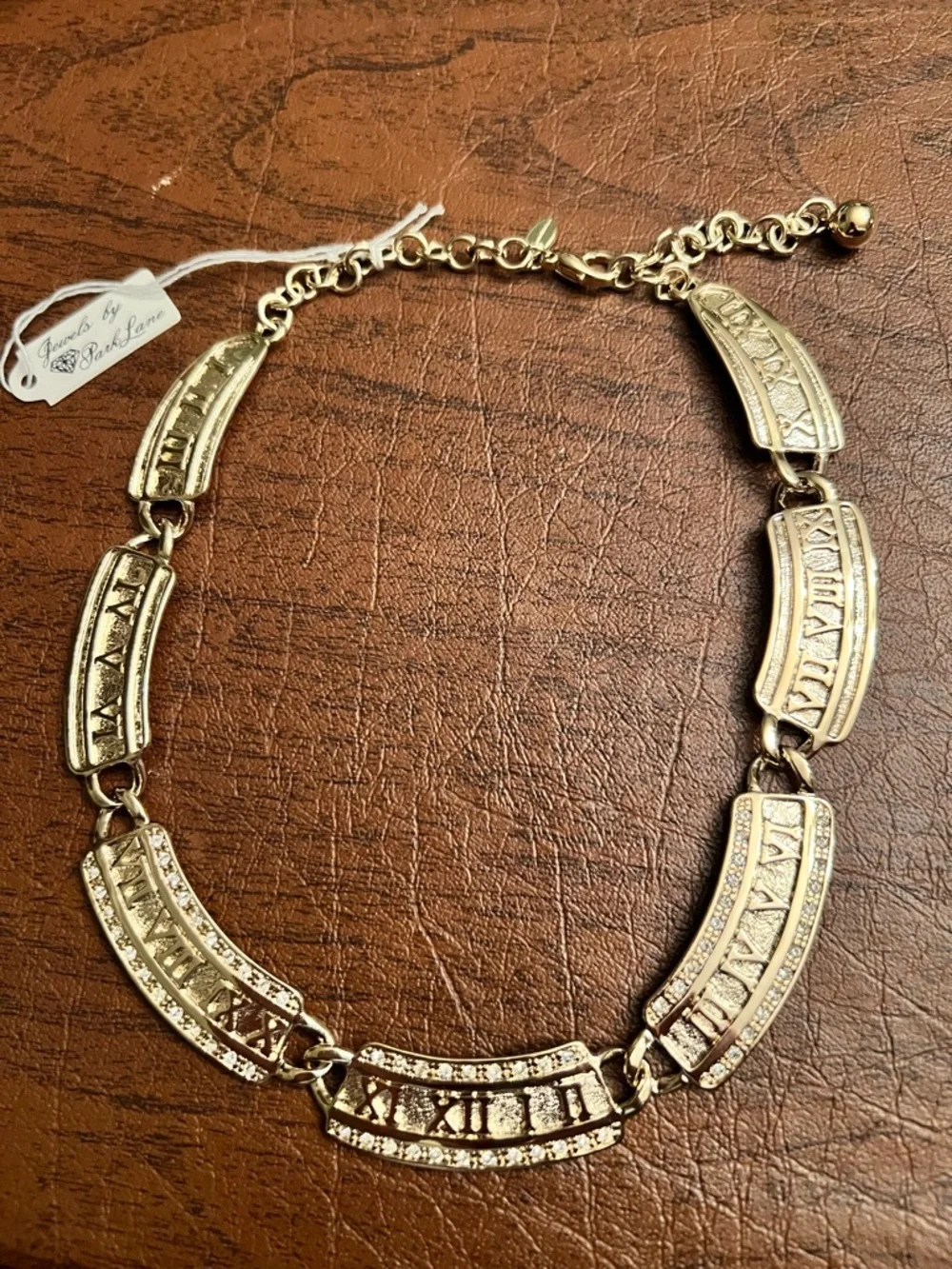 Park Lane Roman Numeral Collar Necklace | Exclusive Vault Item from 90s | New - Picture 4 of 5